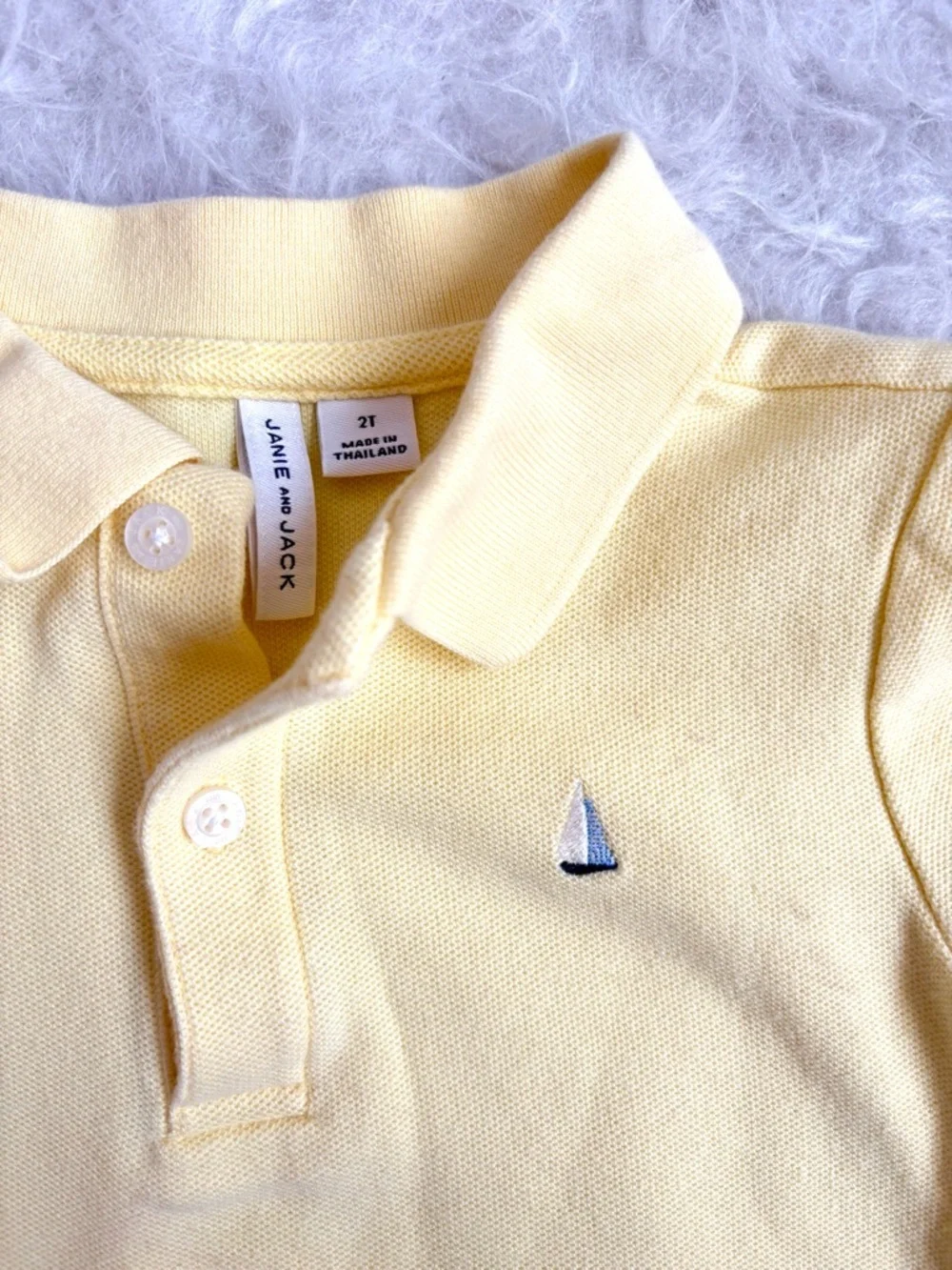 Janie and Jack Boy Preppy Coastal Butter Yellow Polo & Matching Shorts Set